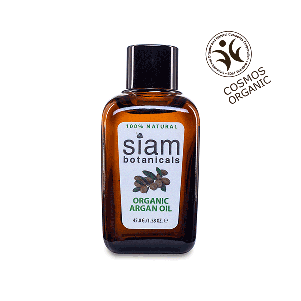 Siam Botanicals Organic Argan Oil with Cosmos Logo